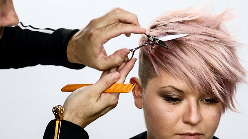 trending undercut pixie colors